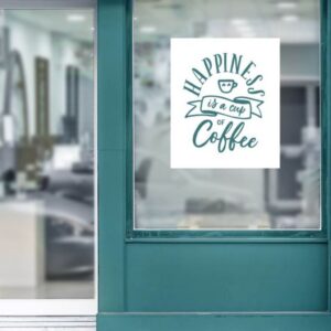 Window Cling - White